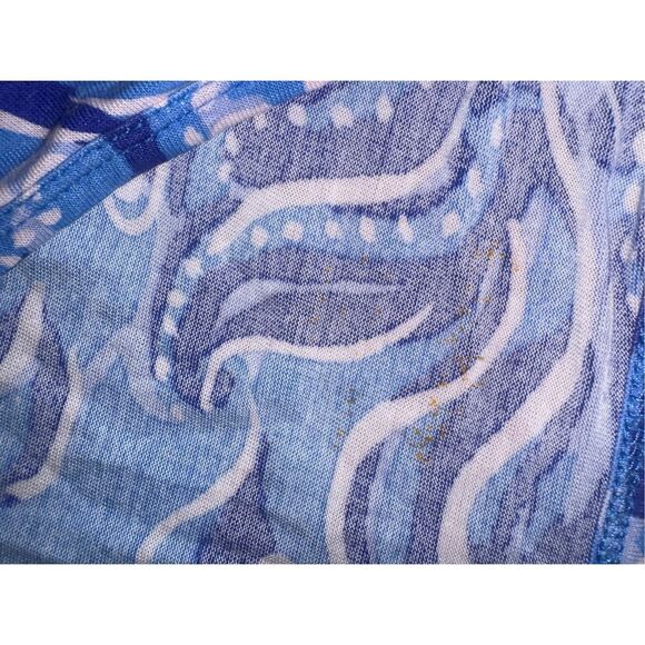 Beautiful Lilly Pulitzer PJ Knit Pants and top Coastal Blue Whispurr Pajama Set - Picture 10 of 12